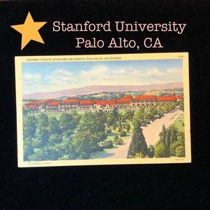 Vintage Stanford University California Postcard